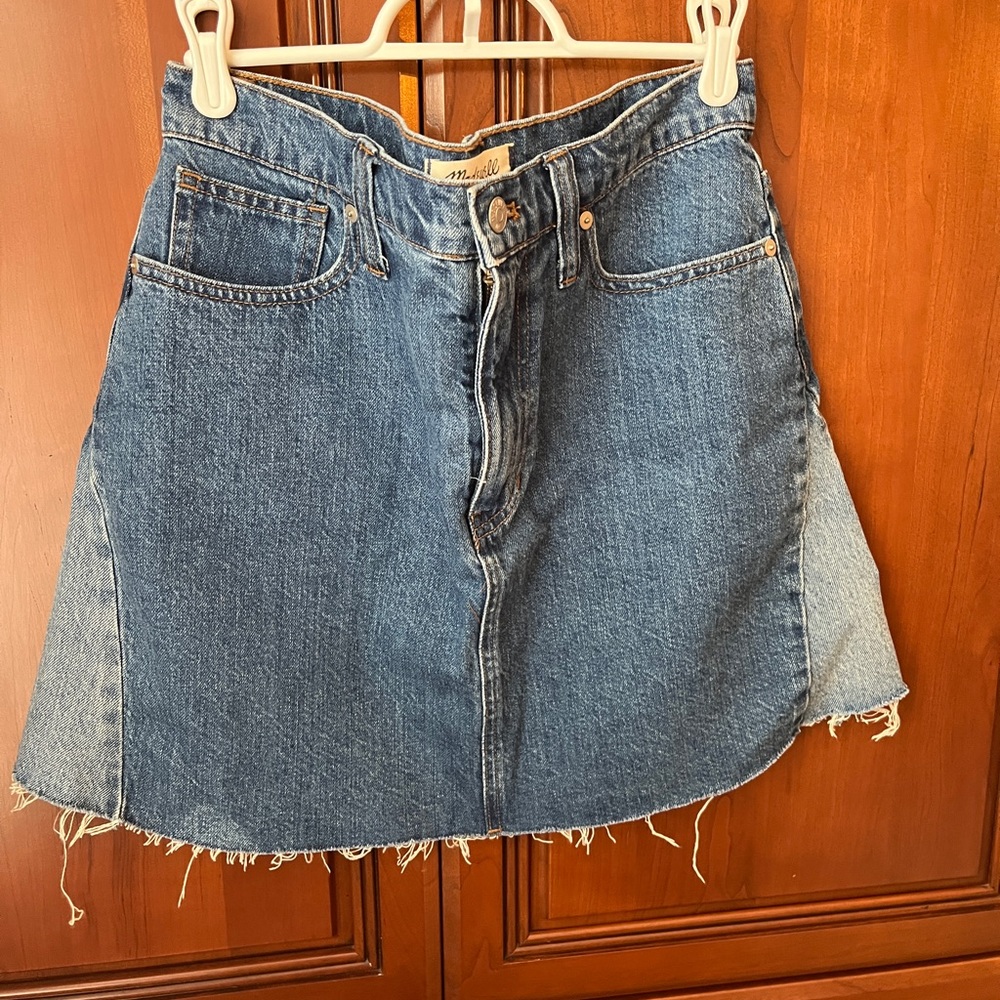 Madewell Jean skirt